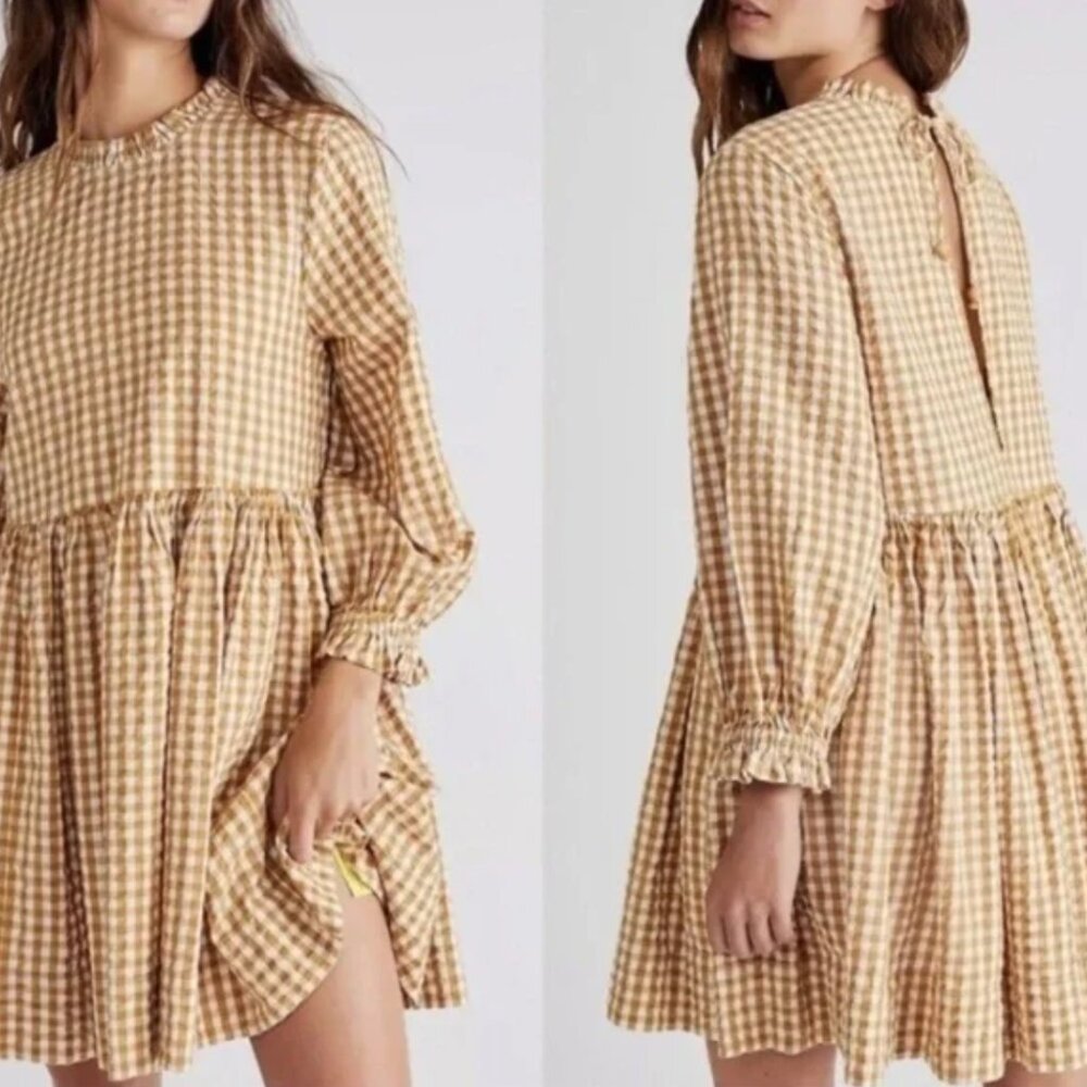 Free People | Gingham Living For This Tunic Prairie Babydoll Dress